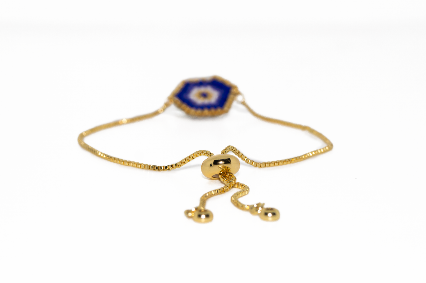 - Evil Eye Miyuki Bracelet blue -