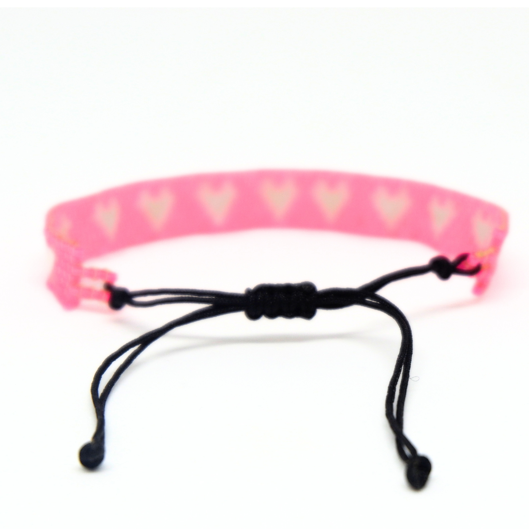 - Te Amo Bracelet Neon Pink -