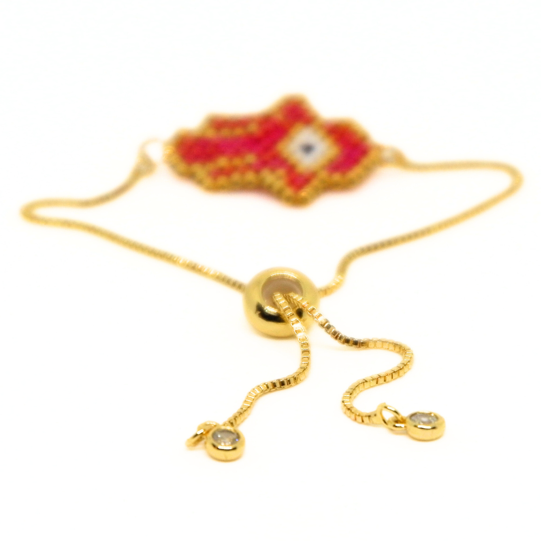 -Hamsa Protection Red -