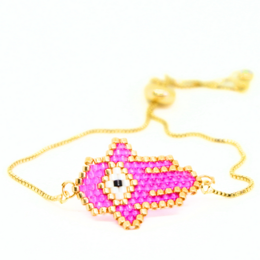 - Hamsa Protection Bold Pink -