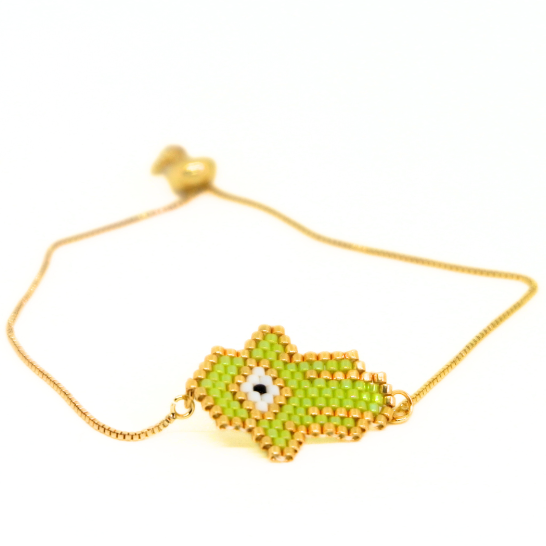 - Hamsa Protection Light Green -